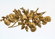 Pair of clock ornaments