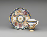 Cup (Tasse à l'étrusque) and saucer