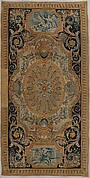 Carpet with Fame and Fortitude (one of a set of 93 made for the Grande Galerie of the Louvre)