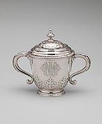 Two-handled cup with cover