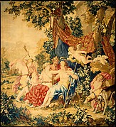 Venus and Adonis from a set of Mythological Subjects after Raphael