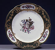 Plate (Assiette à palmes) (1 of 102) (part of a service)