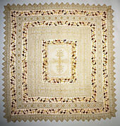 Coverlet and two matching bolster covers