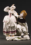 Pulcinella and companion