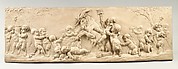 Children and satyr children sporting with a goat