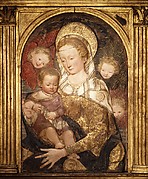 Madonna and Child with angels