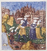 Aeneas Fleeing Troy with Anchises, Creusa, and Ascanias