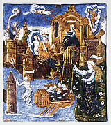 The Fall of Troy; Helen Takes Refuge in the Sanctuary of Vesta; Venus Counsels Aeneas; Juno Encourages the Greeks