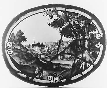 Landscape with view of the Monastery of Zevenburren near Louvain