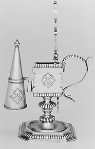 Snuffers, extinguisher and stand