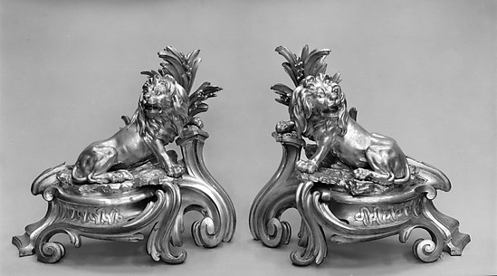 Pair of andirons