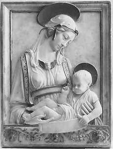 Renaissance Style Relief of Virgin and Child
