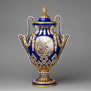 Vase with cover (Vase à bâtons rompus)