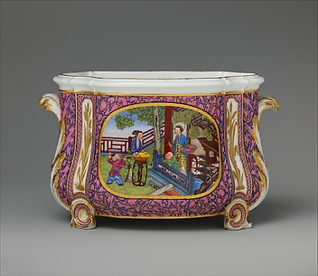 Vase (Cuvette à fleurs courteille)