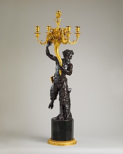 Five-light candelabra (one of a pair)