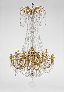 Fifteen-light chandelier