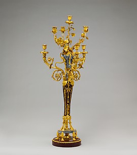 Pair of seven-light candelabra (Candélabres or girandoles)