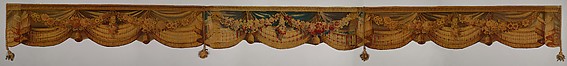 Valence for a bed (Lit en dôme à la duchesse)