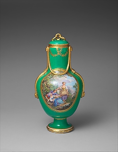 Vase with cover (Vase à flacon) (one of a pair)