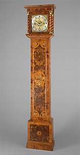 Longcase clock with calendrical, lunar, and tidal indications (The Graves Tompion)