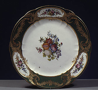 Plate (Assiette à palmes) (1 of 102) (part of a service)