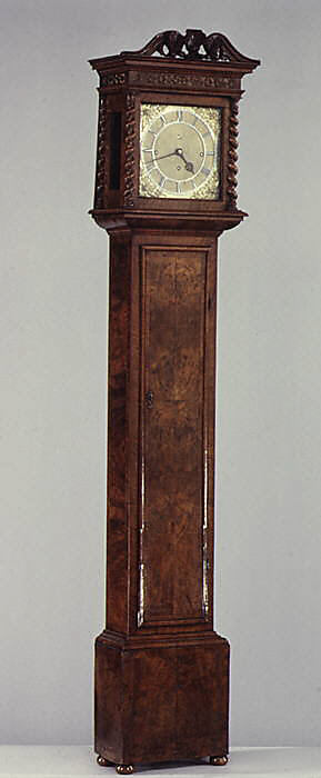 Longcase clock with calendar