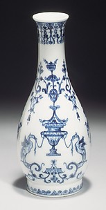 Bottle with arabesque designs (one of a pair)