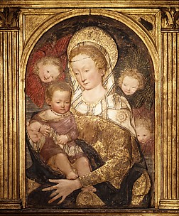 Madonna and Child with angels