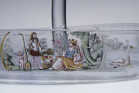 Tray for twelve schnapps glasses