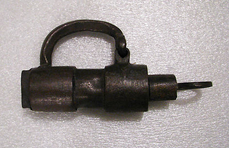 Padlock with key