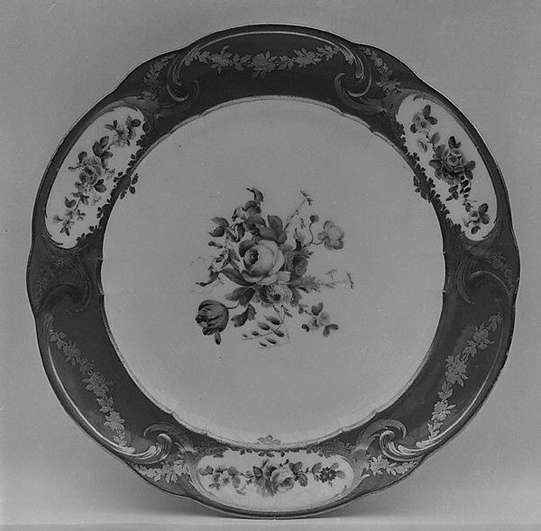Plate (Assiette à palmes) (1 of 102) (part of a service)