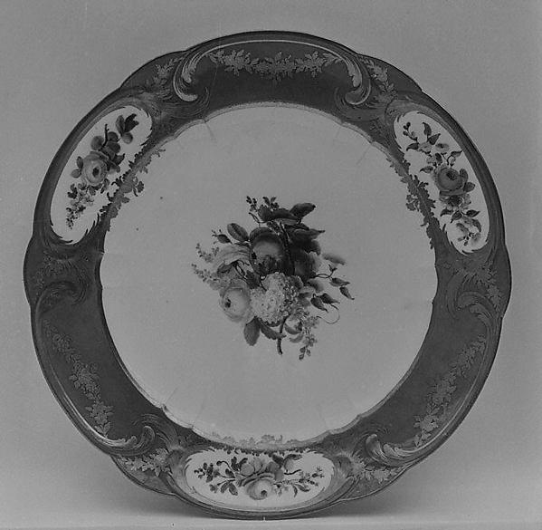 Plate (Assiette à palmes) (1 of 102) (part of a service)