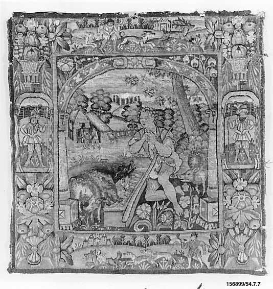 The Repentance of the Prodigal Son from a set of six of The Parable of the Prodigal Son