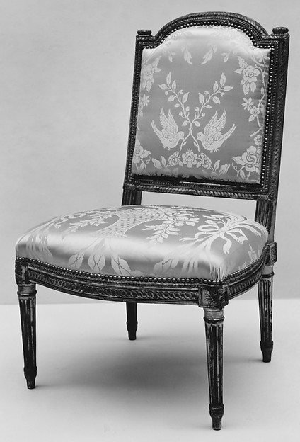 Side chair (Chaise à la reine) (part of a set)