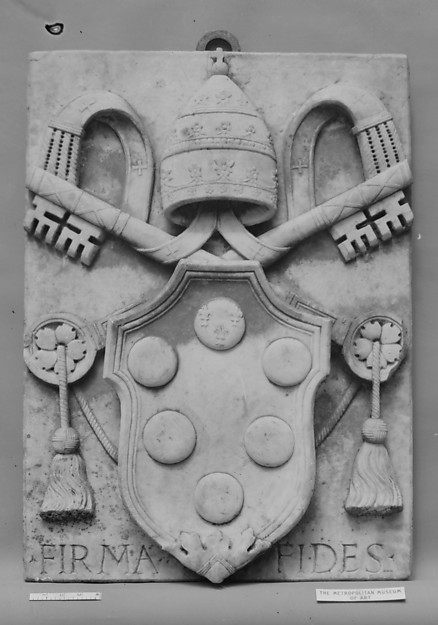 Arms of Pope Pius IV (Giovanni Angelo Medici of Milan, reigned 1559–65)
