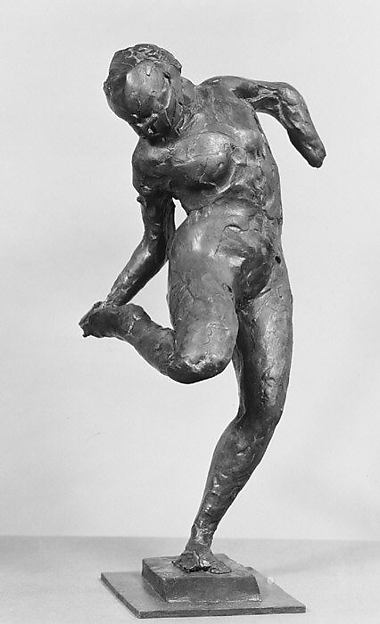 Dancer Looking at the Sole of Her Right Foot (First State)