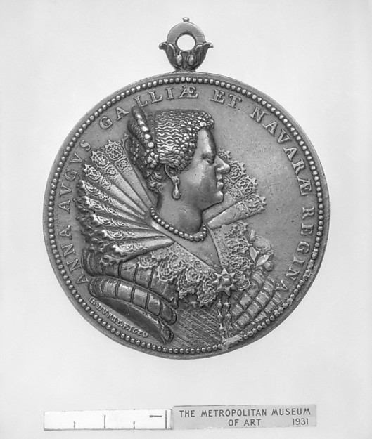 Louis XIII, King of France (b. 1601, r. 1610-43) and Anne of Austria, his consort (1601-66)