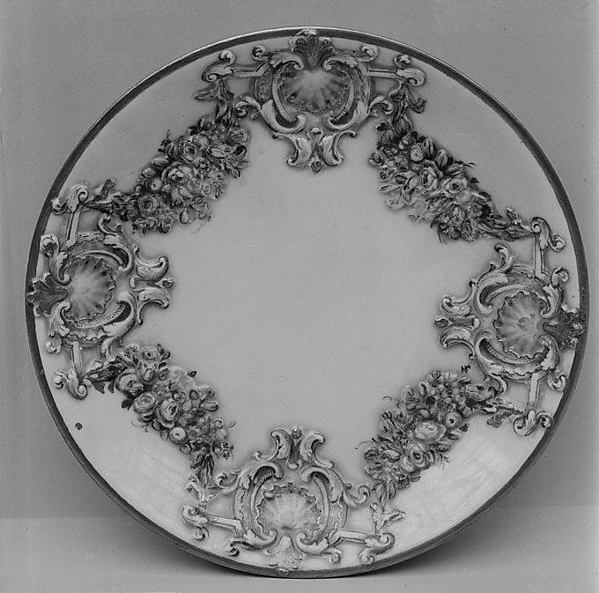 Eight saucers (part of a service)