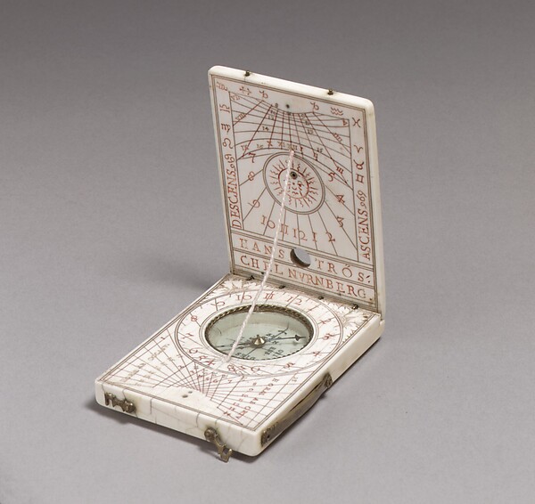 Sundial, Portable  Diptych