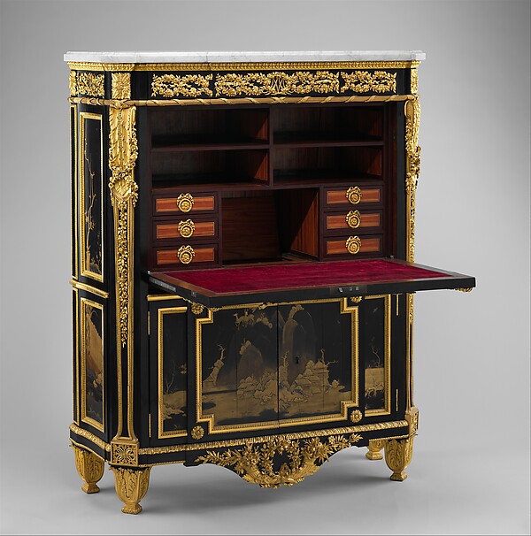 Drop-front secretary (Sécretaire)