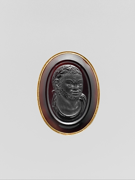 Bust of a Roman Emperor (obverse) and Bust of a man of African descent (reverse)