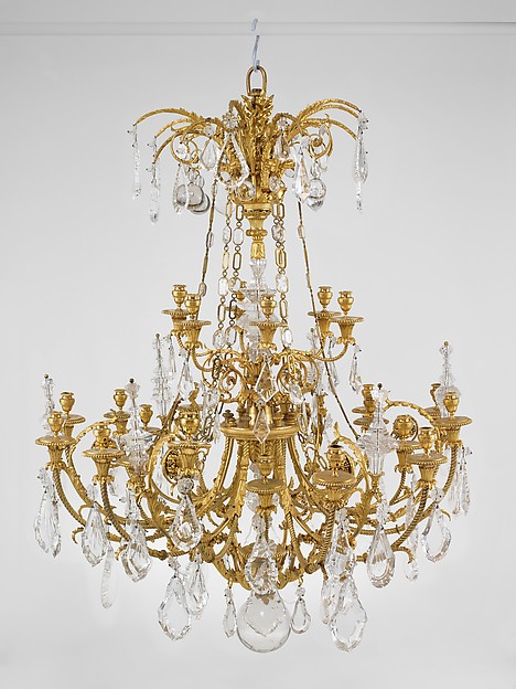 Twenty-four-light chandelier (Lustre) (one of a pair)