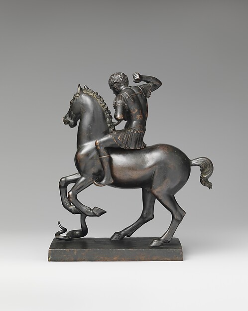 Horse and Rider Startled by a Snake