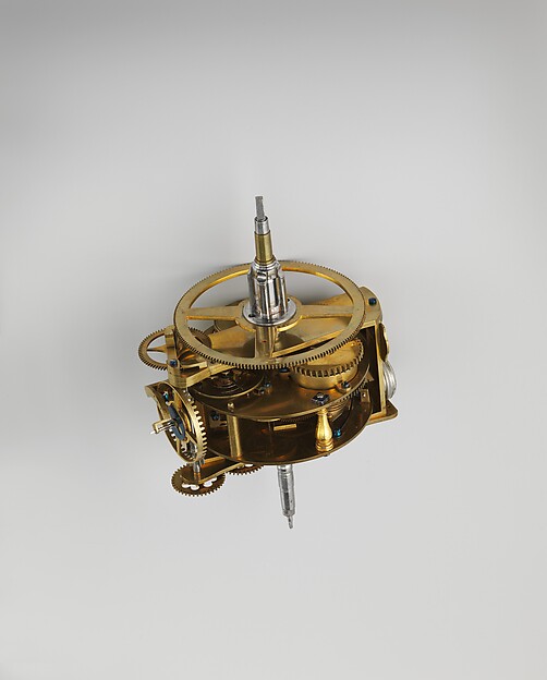 Celestial globe with clockwork
