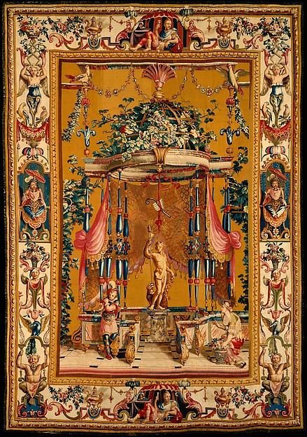 The Offering to Bacchus from a set of five Grotesques