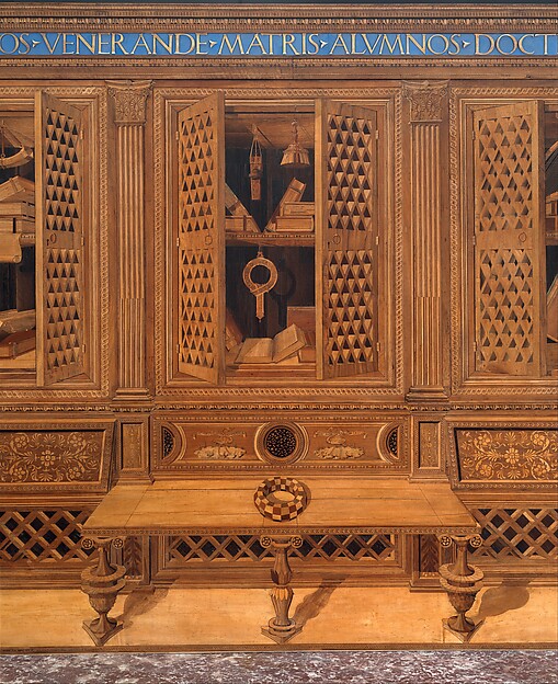 Studiolo from the Ducal Palace in Gubbio