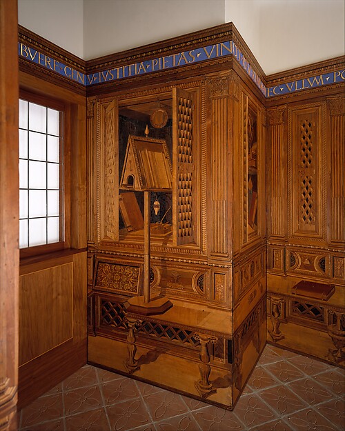 Studiolo from the Ducal Palace in Gubbio