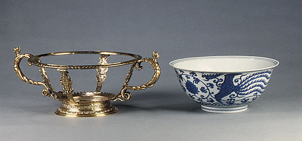Two-handled bowl (part of a set)