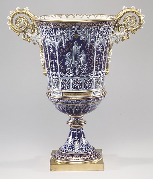 Vase (Vase gothique Fragonard) (one of a pair)