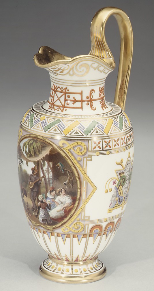 Milk jug (Pot à lait ovoide) (part of a service)